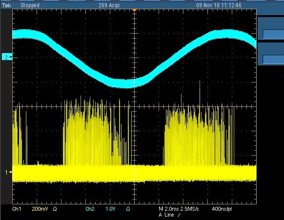 金属件局放信号特点